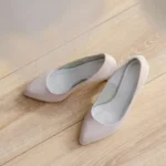 White wedding shoes